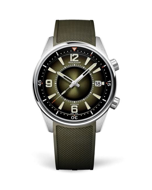 Jaeger-lecoultre Gray Stainless Steel Polaris Date Watch for men