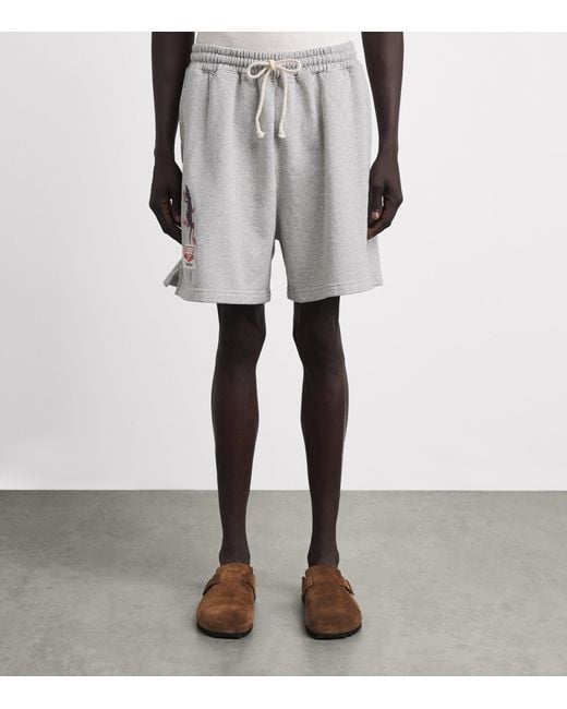 CHERRY LA Gray Gecko Sweatshorts for men