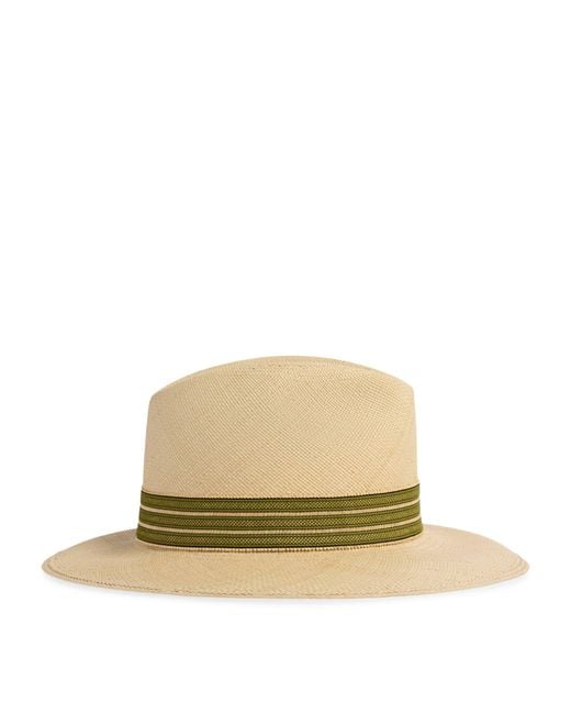 Dunhill Natural Straw Trilby Hat for men