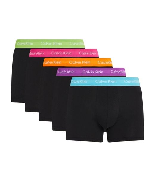 Calvin Klein Black This Is Love Boxer Briefs (pack Of 5) for men