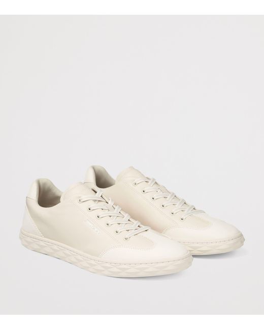 Jimmy Choo Natural Diamond Light Flex Leather Sneakers