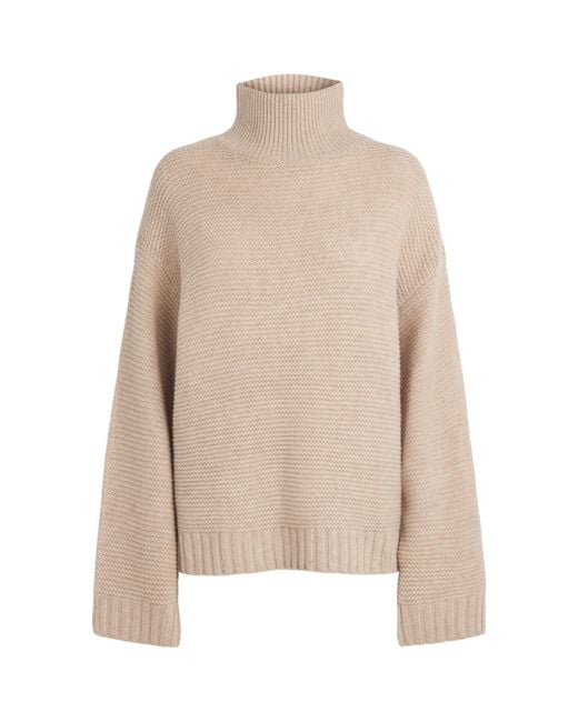 FRAME Natural Stretch-Wool The Links Rollneck Sweater