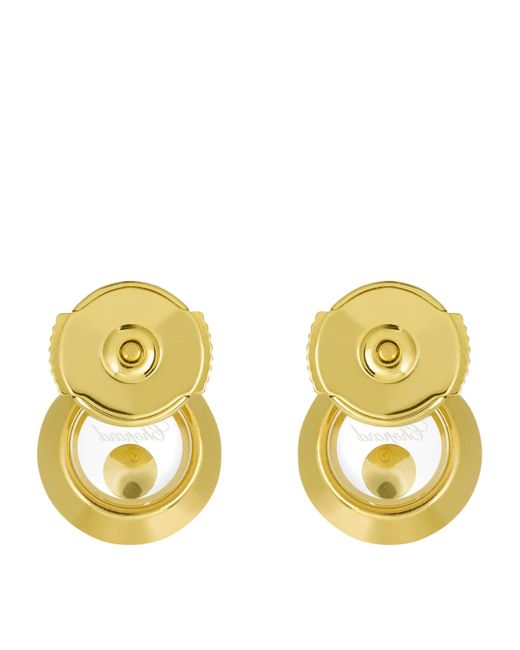 Chopard Metallic And Diamond Happy Diamonds Icons Earrings