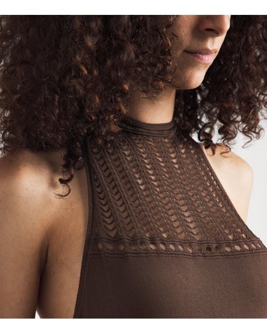 Away That Day White Crochet Zanzibar Maxi Dress