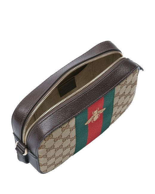 Gucci Original Gg Canvas Camera Bag in Brown for Men | Lyst
