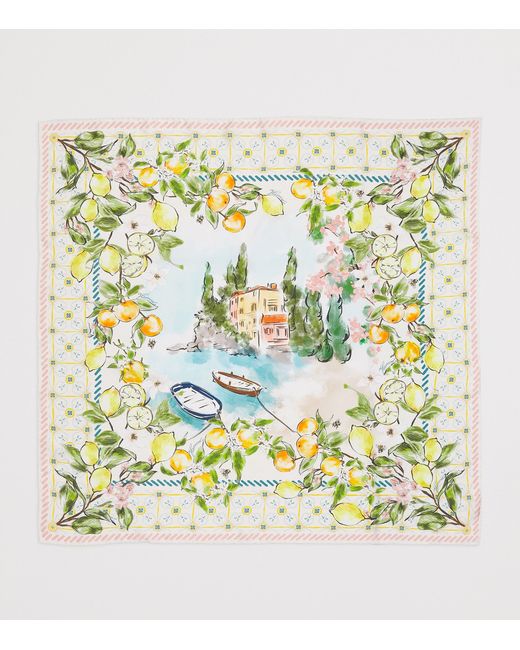 Harrods Metallic Silk High Summer Scarf