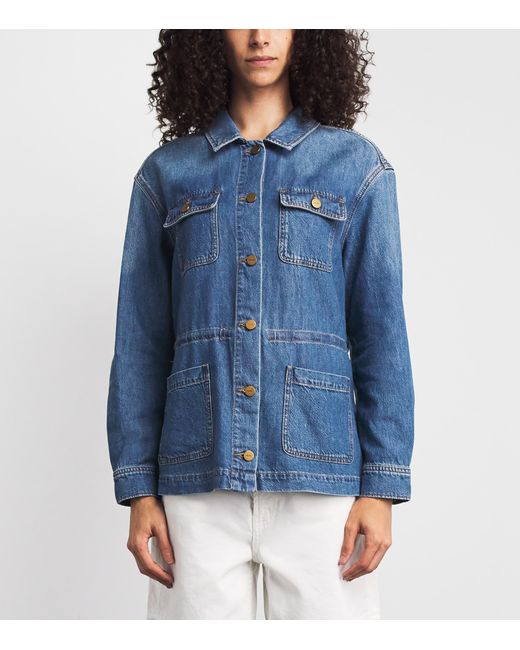 PAIGE Blue Denim Clarke Overshirt