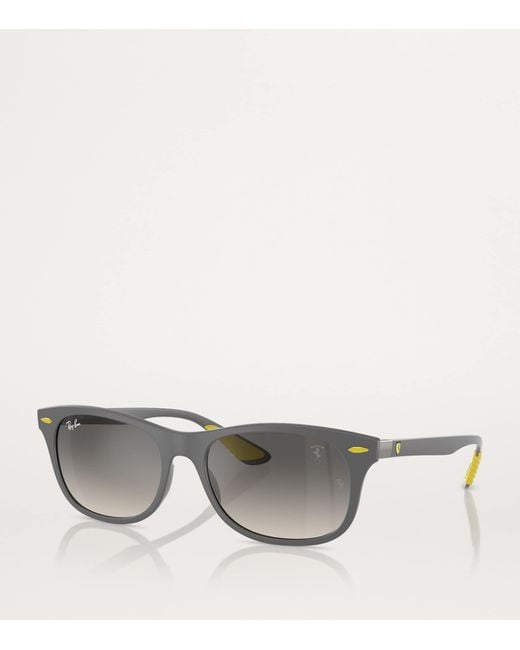 Ray-Ban Gray X Scuderia Ferrari Rb4607M Sunglasses