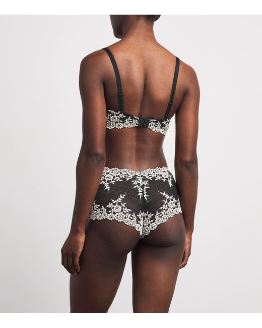 Wacoal Gray Embrace Lace Boy Shorts