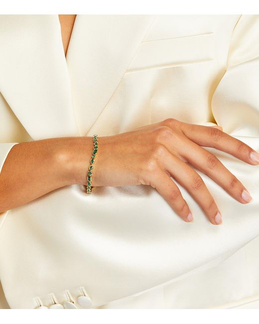 SHAY Green And Emerald Multi-Shape Bracelet
