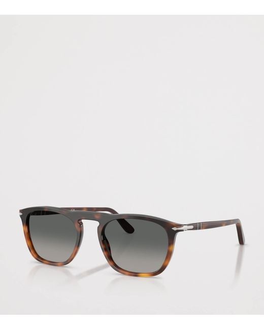 Persol Gray Tortoiseshell Gae Square Sunglasses