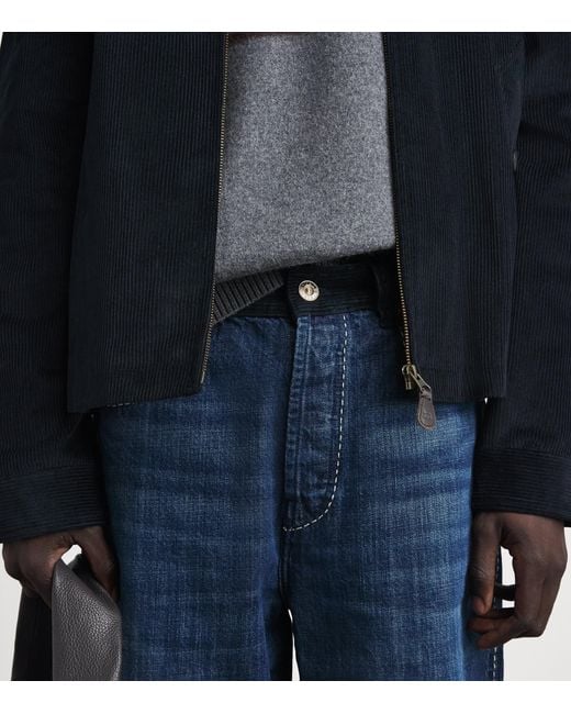 Wales Bonner Blue Studio Straight Jeans for men