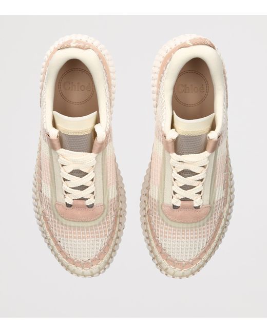 Chloé Natural Nama Runner Sneakers