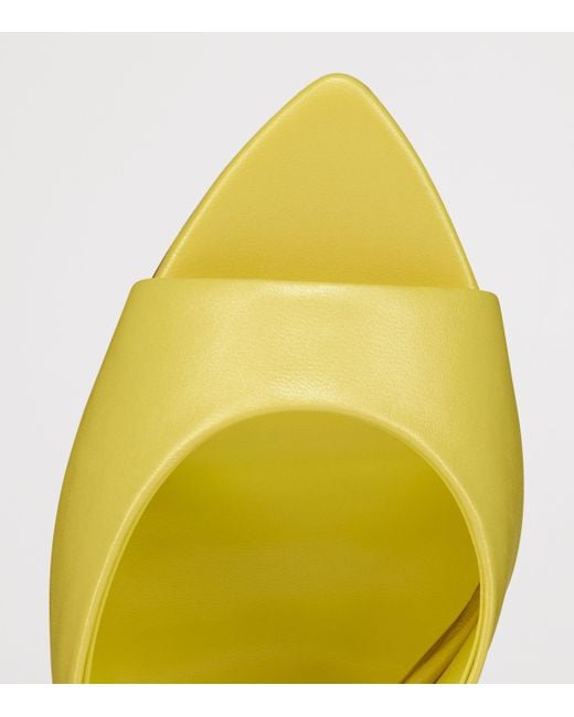 Christian Louboutin Metallic Miss Z Patent Leather Heeled Mules 100