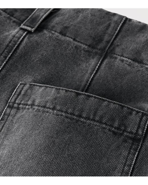 Loewe Gray Pleated Jeans for men