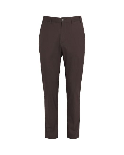 Corneliani Gray Wool-Silk Tailored Trousers for men