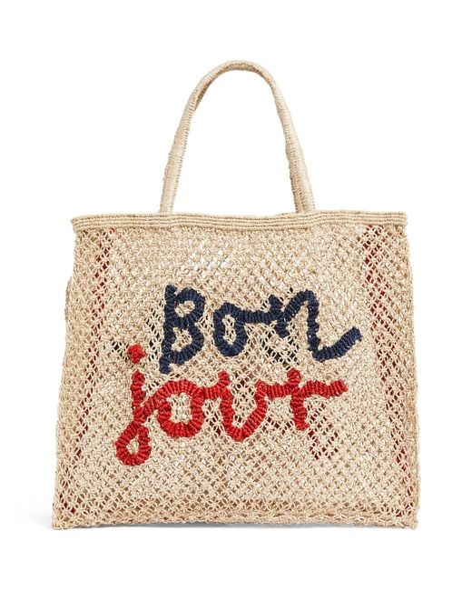 The Jacksons Natural Large Bonjour Tote Bag