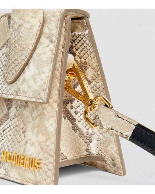 Jacquemus Metallic Mini Leather Le Chiquito Boucle Top-handle Bag