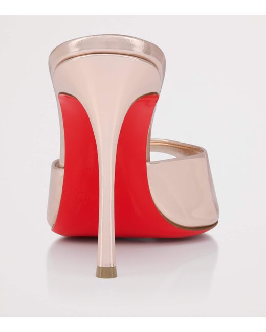Christian Louboutin Pink Me Dolly Leather Mules 100