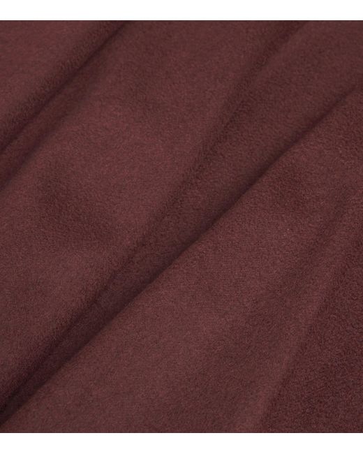 Max Mara Purple Camel Wool Mini Skirt