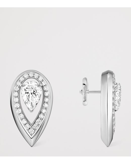 Messika Metallic Fiery And Diamond Stuid Earrings