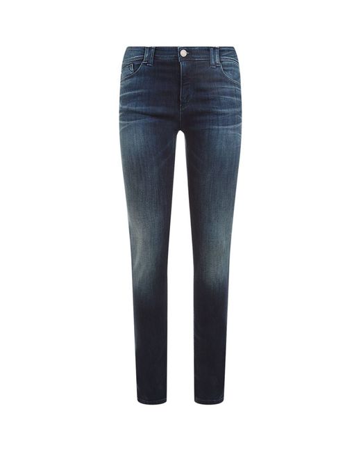 Armani Jeans J23 Lily Push Up Skinny Jean in Blue | Lyst Canada