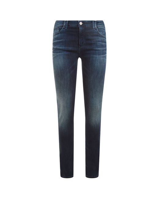 Armani Jeans J23 Lily Push Up Skinny Jean in Blue | Lyst UK