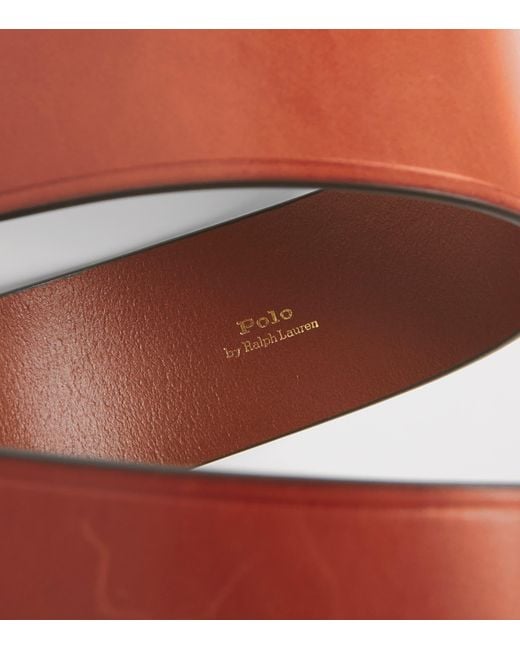 Polo Ralph Lauren Brown Leather Belt