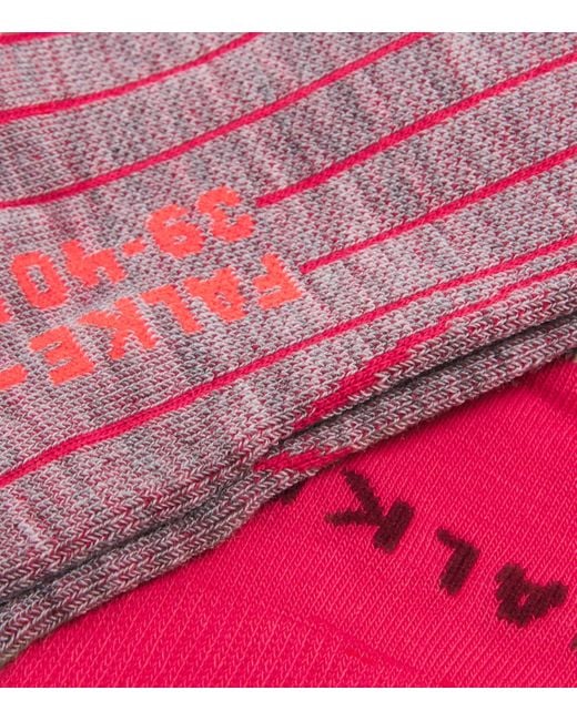 Falke Pink Ru4 Endurance Running Socks
