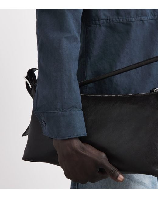 Stone Island Blue Canvas Ghost Overshirt for men