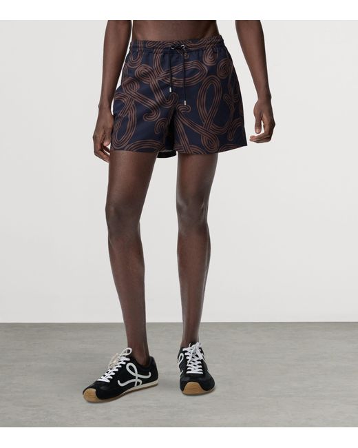Loewe Blue X Paula's Ibiza Anagram Swim Shorts for men