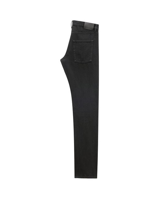 Saint Laurent Black Relaxed Slim Jeans for men