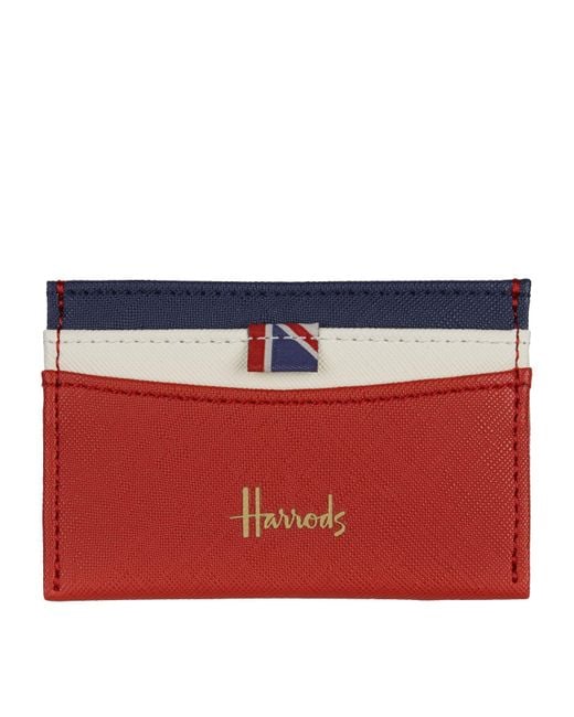Harrods Blue Union Jack Cardholder