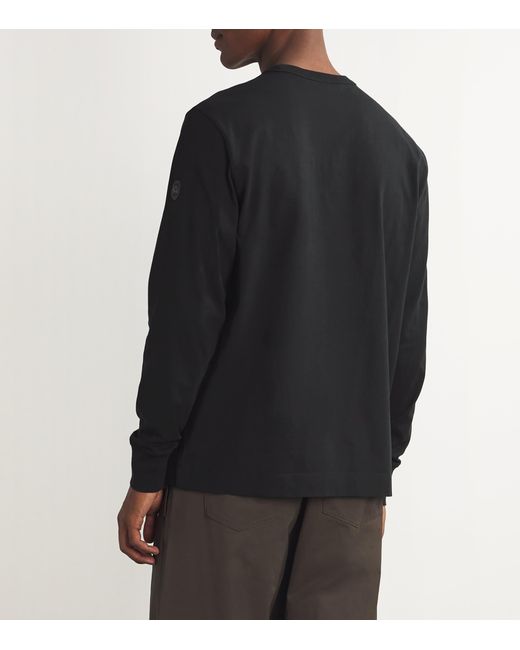 Canada Goose Black Cotton Gladstone T-Shirt for men