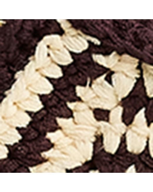 Sandro White Crochet Glasses Case