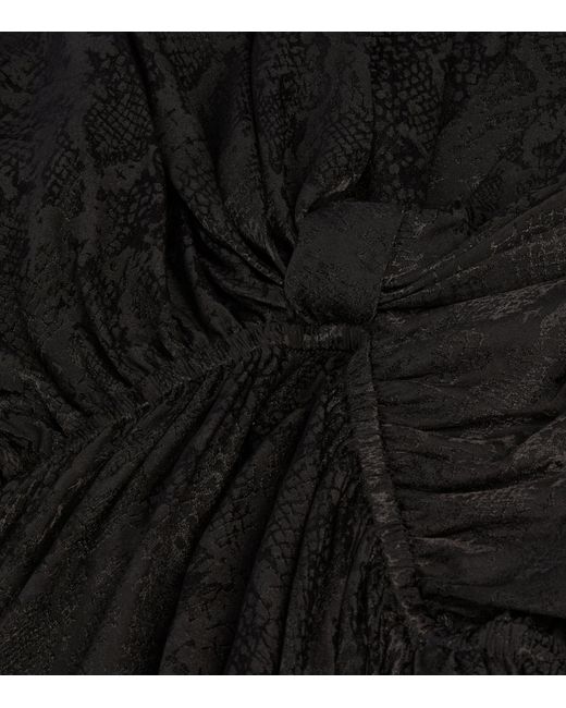 The Kooples Black Python Jacquard Dress