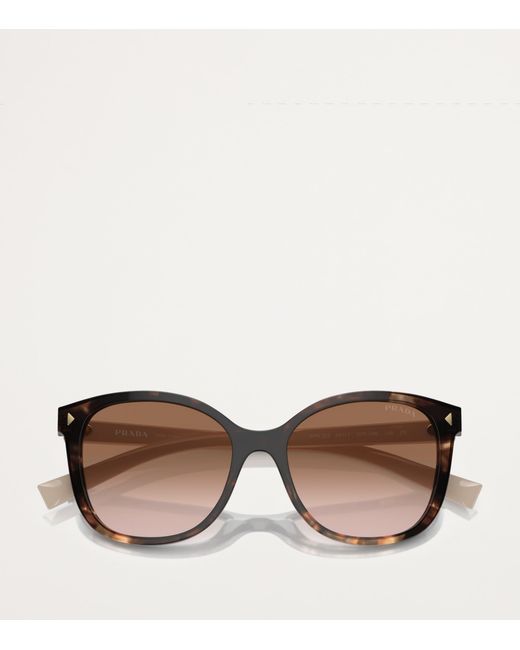 Prada Brown Acetate 0Pr 22Zs Sunglasses