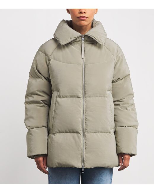 Varley Gray Down Valencia Puffer Jacket