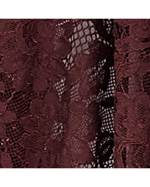 De La Vali Brown Lace Mija Blouse