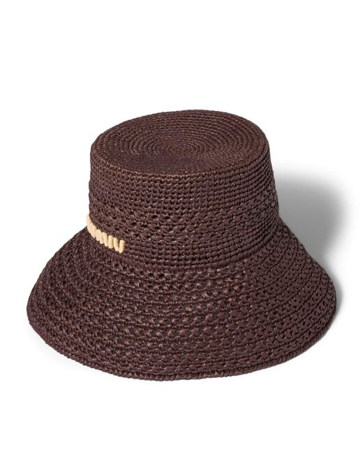 Miu Miu Brown Raffia Hat