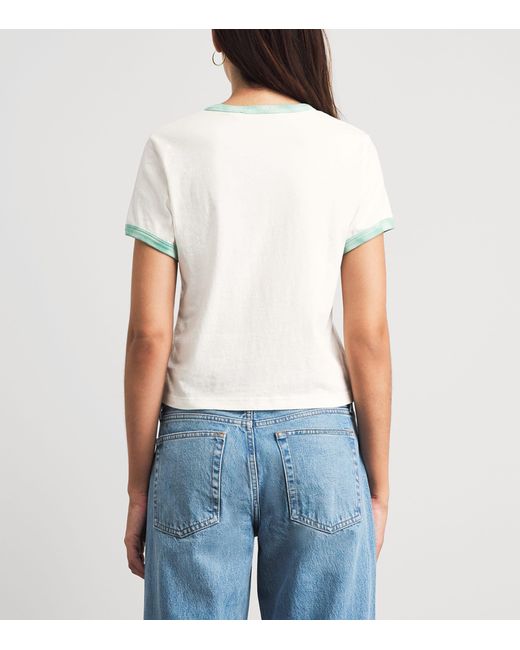Mother Gray Cotton Itty Bitty Graphic T-Shirt