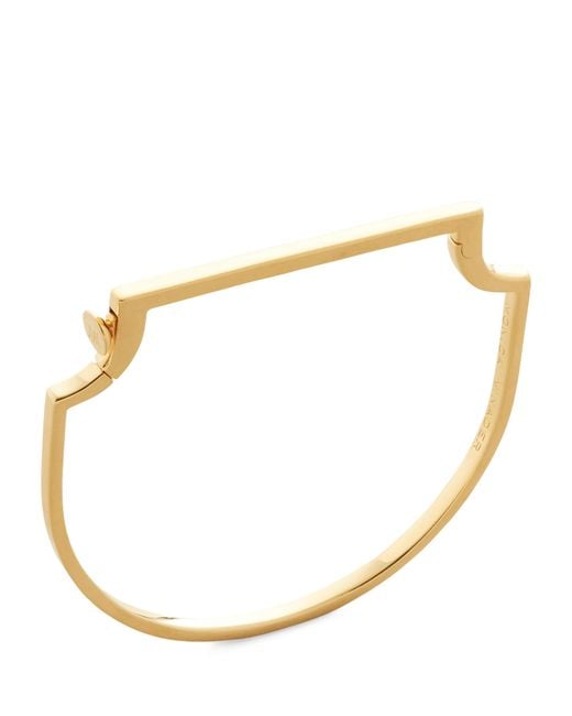 Monica Vinader Metallic Vermeil Signature Slim Bangle