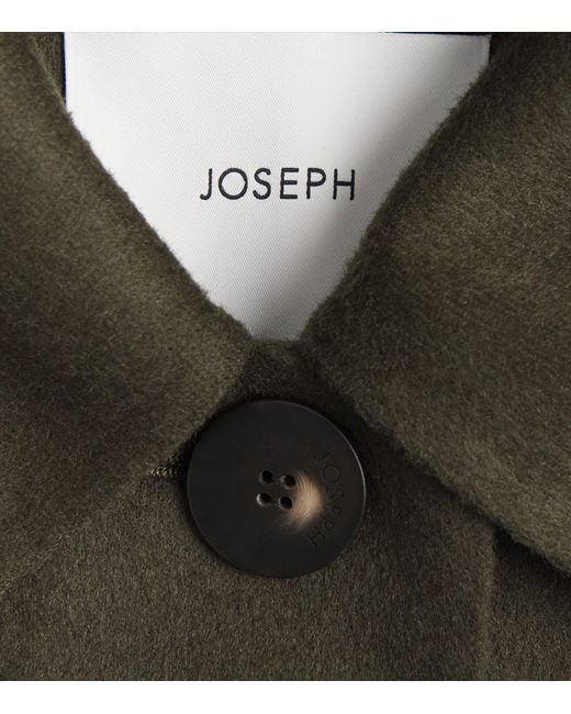 Joseph Green Wool-Silk Cropped Kalaa Jacket