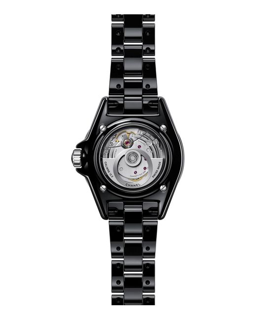 Chanel Black Ceramic And Steel J12 Calibre 12.2 Watch