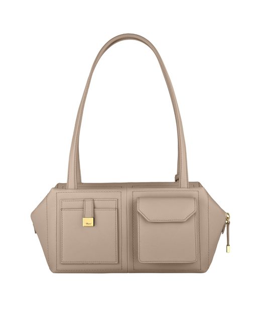Chopard Natural Leather Ice Cube Shoulder Bag