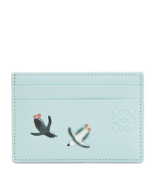 Loewe Blue X Suna Fujita Leather Card Holder