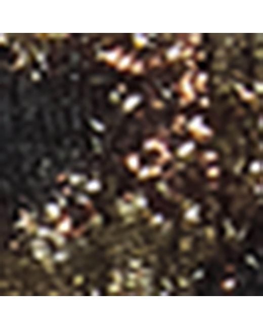 Ganni Black Metallic Leopard Print Scrunchie