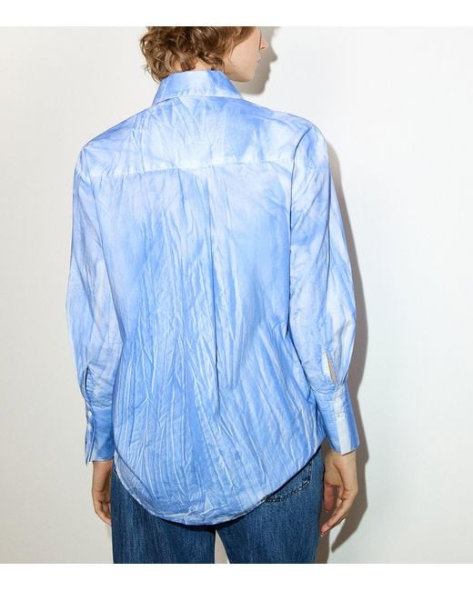MAX&Co. Blue Garment-Dyed Shirt