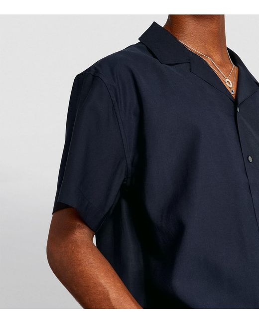 FRAME Blue Short-sleeve Shirt for men