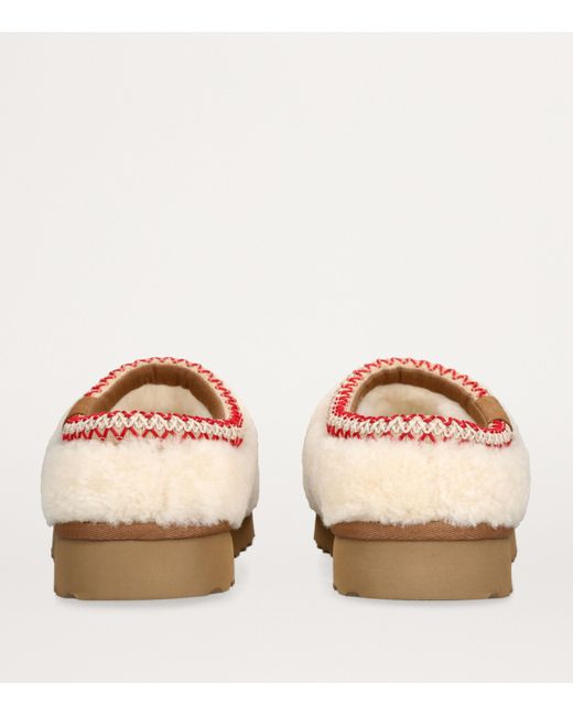 Ugg Natural Sheepskin Tasman Maxi Curly Slippers